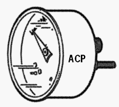 16" Small-Vacumatic Stage III PRESSURE GAUGE (JACKET)