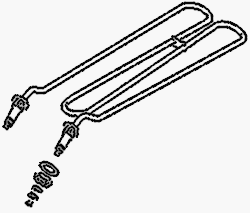 Dynaclave 613R (576A) HEATING ELEMENT ASSEMBLY