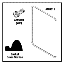 AMSCO Bulk Sterilizer DOOR GASKET KIT AMSCO Bulk Sterilizer DOOR GASKET KIT