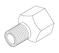 (image for) VacStar 20 ADAPTOR (1/8" MPT x 1/4" FPT)