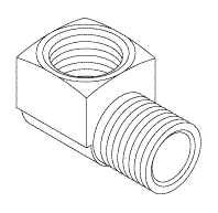 (image for) VacStar 20 ELBOW (1/8" FPT x 1/8" MPT)