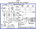 (image for) OCM Serial # A3-41588 - A3-58397
