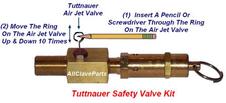 Tuttnauer Air Jet Valve Cleaning