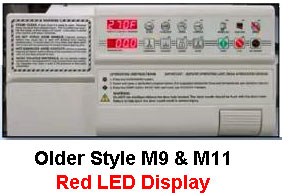 (image for) M9 & M11 Troubleshooting - Older Models (Red Display)
