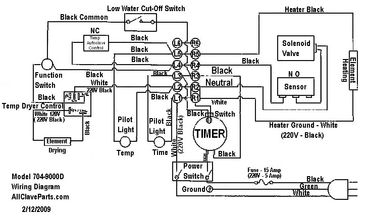(image for) NAPCO 704-9000 Wiring Schematic