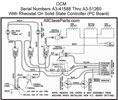 (image for) OCM Serial # A3-41588 Thru A3-51260 (With Rheostat)
