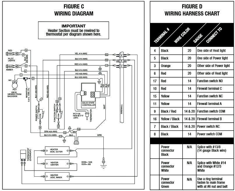 (image for) OCM Thermostat Conversion Kit Wiring Diagram