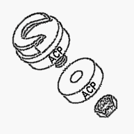 (image for) 20" Small-Gravity Stage III DISC HOLDER ASSEMBLY (3/8")