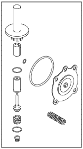 (image for) Washer/Sterilizer VALVE REPAIR KIT 1-1/4