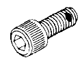 (image for) Amscomatic 1/4-28 SOCKET HEAD CAP SCREW W/ NYLON PELLET
