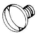 (image for) 16" Small-Vacumatic Stage III SLOTTED ROUND HEAD SCREW