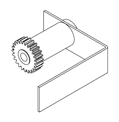 L Bracket Includes Transfer Arm & Gear