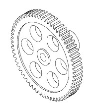 Main Drive Gear Connects To Motor