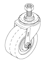 (image for) CHATTANOOGA M4 CASTER (3")