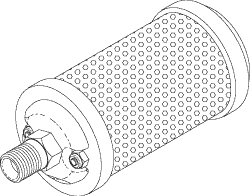 (image for) AIR INTAKE FILTER (METAL STYLE)