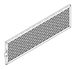 (image for) SC10 AIR FILTER (18.44" Long x 5.44 " Wide)
