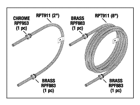 (image for) Cavitron® G118 AIR HOSE (BRAIDED GRAY)