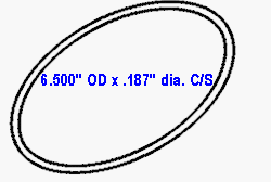 (image for) Chemiclave 5000 DOOR GASKET (Door Seal)