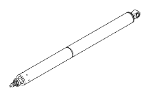 (image for) 604 BACK ASSEMBLY LOCKING GAS CYLINDER (Models 1 thru 4)