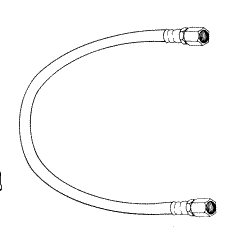 (image for) 117 RETURN HOSE KIT (TILT TO BACK)