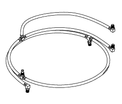 (image for) 114 POWER HOSE KIT (Motor/Pump To Bottom Of Cylinders)