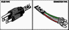 (image for) OCM INDUSTRIAL GRADE POWER CORD (With Terminals)