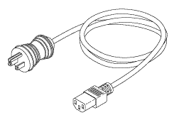 (image for) Cavitron® G130 POWER CORD (1.5 ft.) HOSPITAL GRADE