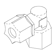 (image for) P22 COLLECTION CONTAINER ELBOW FITTING