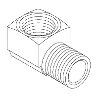 (image for) VacStar 20 ELBOW (1/4" FPT x 1/4" MPT)