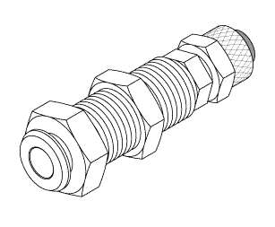 (image for) Cavitron 124 QUICK DISCONNECT, FEMALE (PANEL MOUNT)