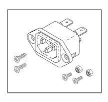 (image for) Prestige 2100 AC INLET RECEPTACLE