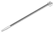 (image for) 110 CABLE TIE (8") WITHOUT MOUNTING HOLE