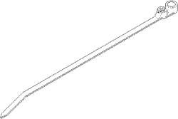 (image for) 111 CABLE TIE (8") WITH MOUNTING HOLE