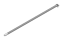 (image for) 411 CABLE TIE (14" BLACK)
