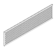 (image for) STERRAD 100NX AIR FILTER (REAR PANEL)
