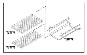 (image for) 3870E TRAY HOLDER AND TRAYS KIT (STAINLESS STEEL)