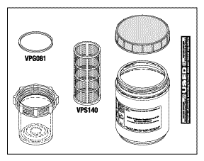 (image for) Midmark G10 SOLIDS COLLECTOR REPLACEMENT KIT (CASE of 8)