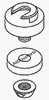 (image for) Medallion (Washer/Sterilizer) DISC HOLDER ASSEMBLY (3/4")
