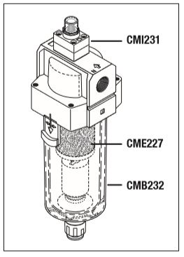 (image for) Osprey 13 COALESCING FILTER ASSEMBLY