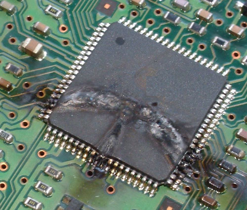 Burned Processor due to Low Voltage