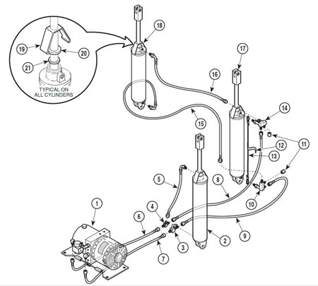 317 Hydraulic Parts Identification