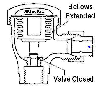 Steam Trap Bellows Extended