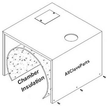 Pelton Crane Validator 8 Autoclave Chamber Insulation
