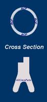 Pelton Crane OCM Door Gasket Cross-Section View