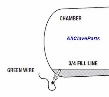 Location of the Tuttnauer Water Fill Electrode