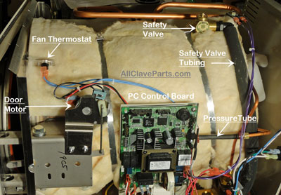 Newer M11 Autoclave With Right Hand Side Panel Removed