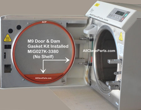 M9 Door & Dam Gasket Kit For M9's Without the Dam Gasket Shelf