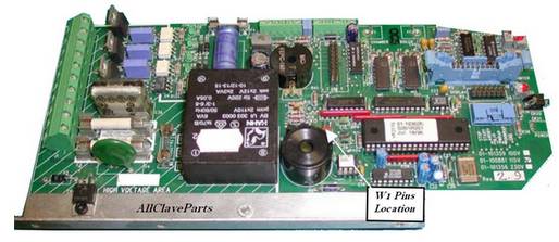 Finding the W1 Pins on the Statim 2000