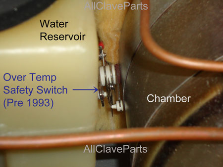 Tuttnauer Over Temperature Safety Switch Location