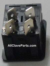 Picture of Back Side of Tuttnauer Power Switch 